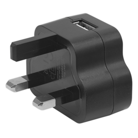 Sealey USB Mains Charger 5V⎓1A