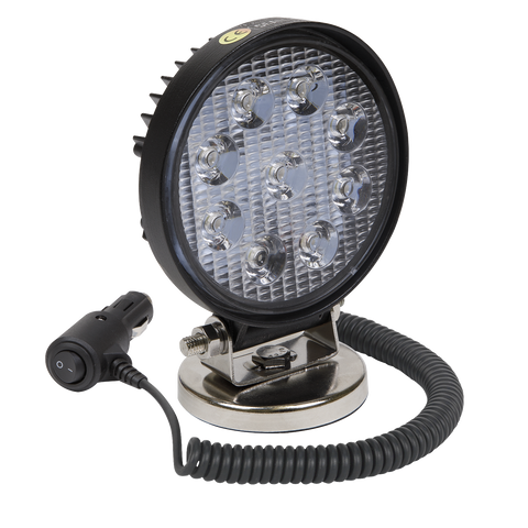 Sealey Round Worklight with Magnetic Base 27W SMD LED