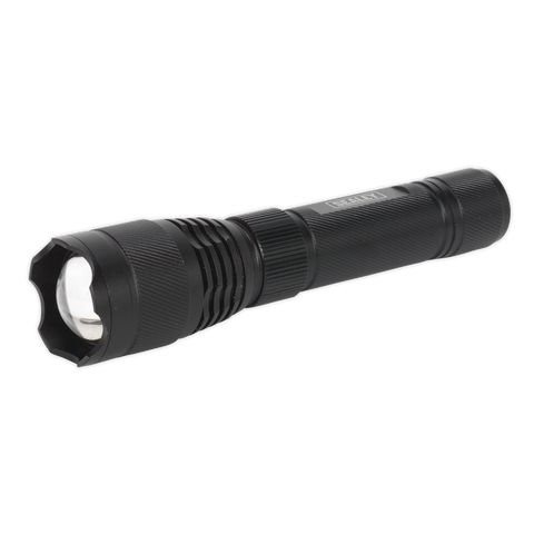 Sealey Rechargeable Aluminium Torch with Adjustable Focus 10W SMD LED
