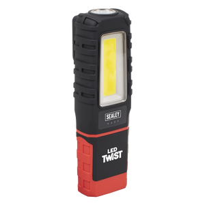 Sealey LED Twist Rechargeable Inspection Light 5W COB & 1W SMD