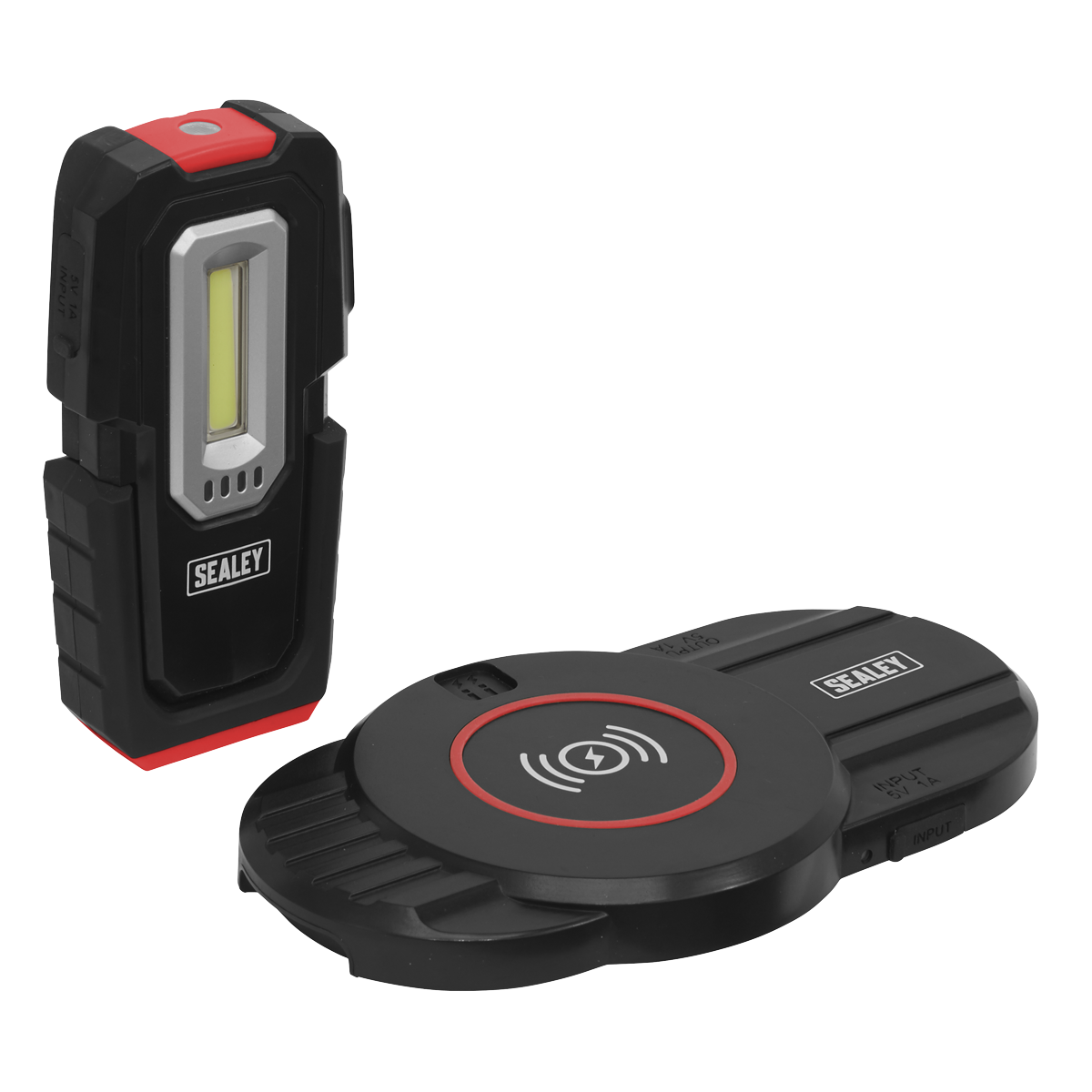 Sealey Inspection Light with Single Wireless Charging Base 3W COB & 1W SMD LED Sealey 