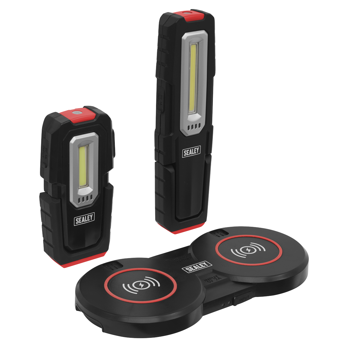 Sealey Inspection Light with Double Wireless Charging Base 3W & 5W COB LED Sealey 