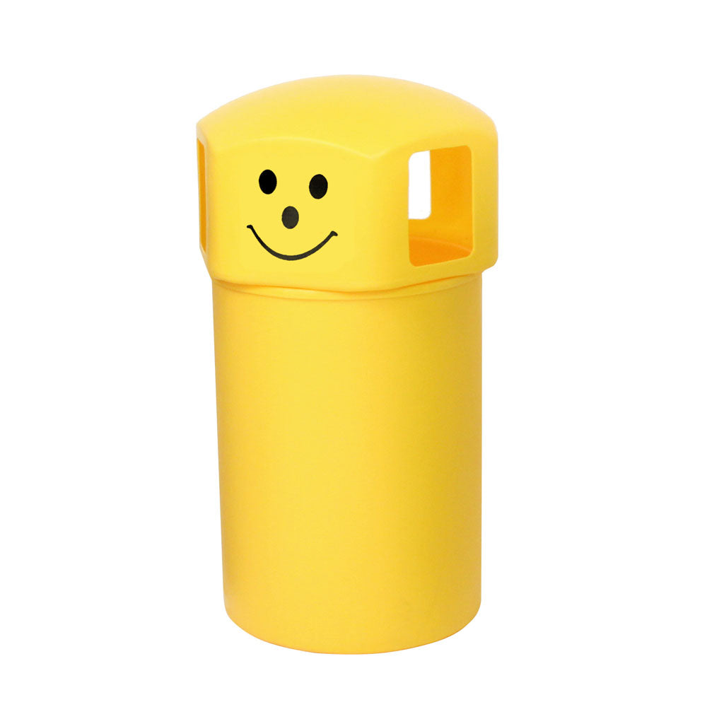 Litter Bins with Smiley Face Logo GPC Industries Ltd 