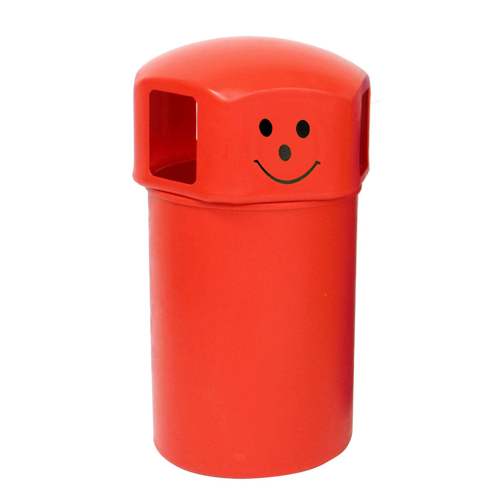 Litter Bins with Smiley Face Logo GPC Industries Ltd 