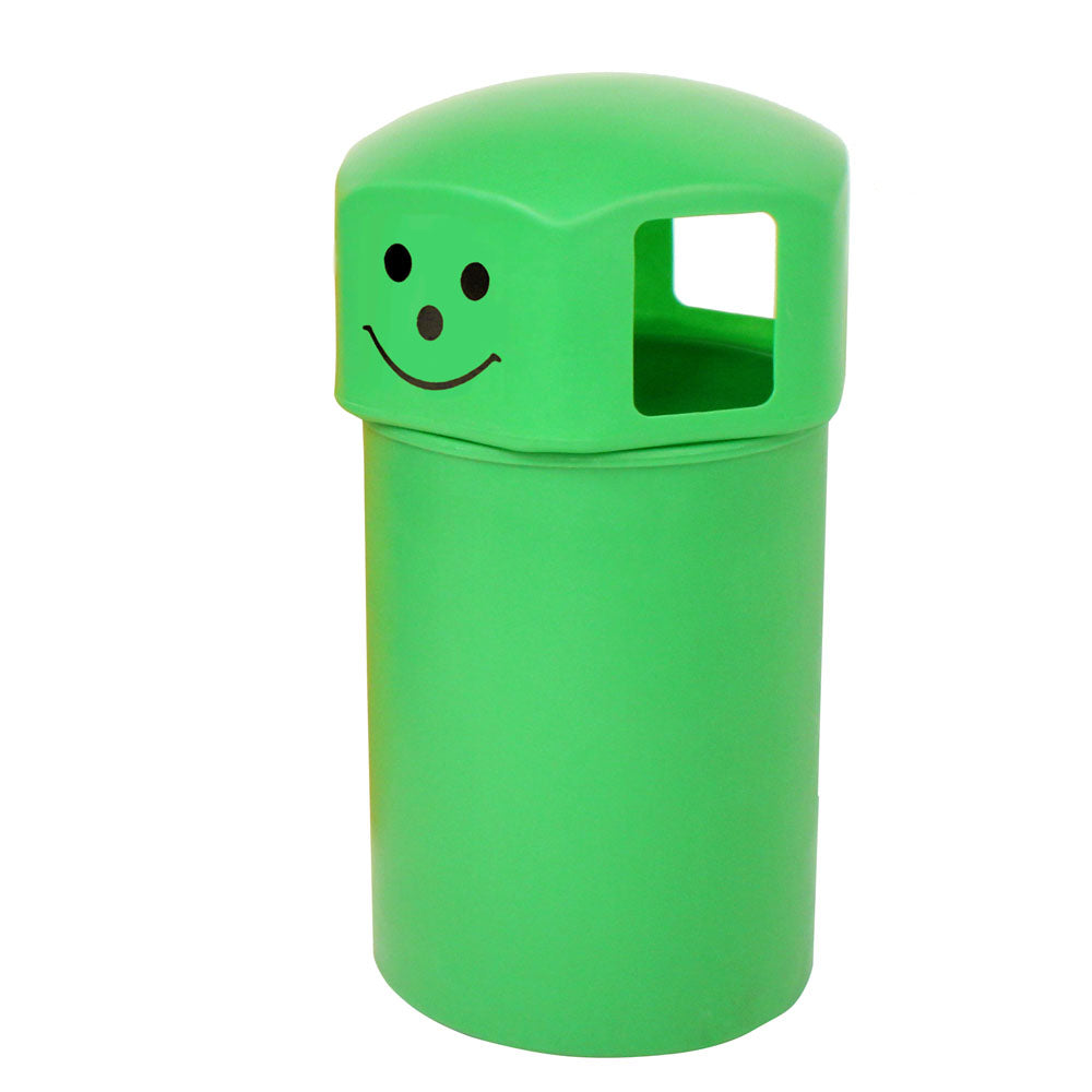 Litter Bins with Smiley Face Logo GPC Industries Ltd 
