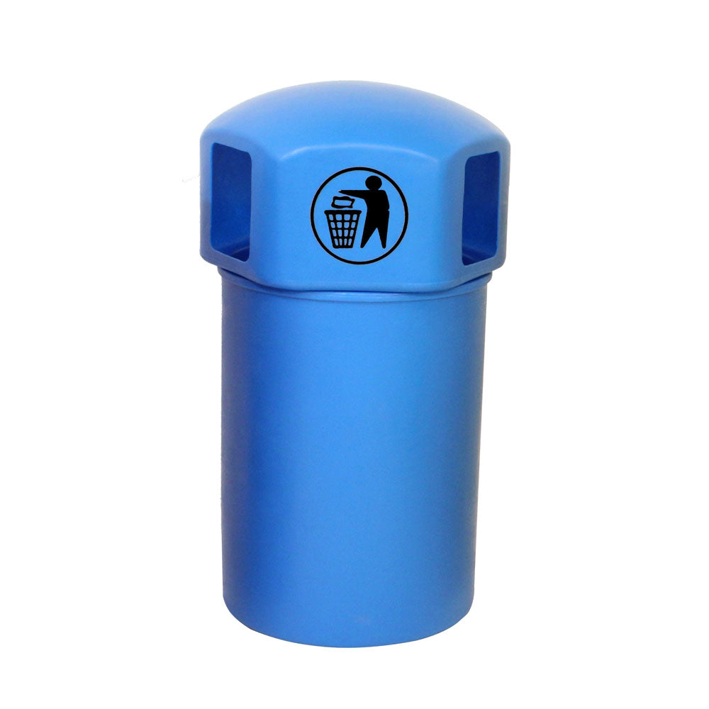 Litter Bins with Tidy Man Logo GPC Industries Ltd 