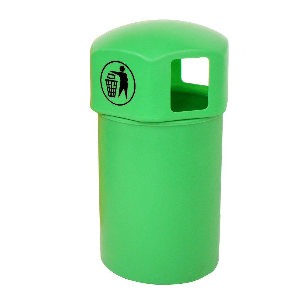 Litter Bins with Tidy Man Logo GPC Industries Ltd 