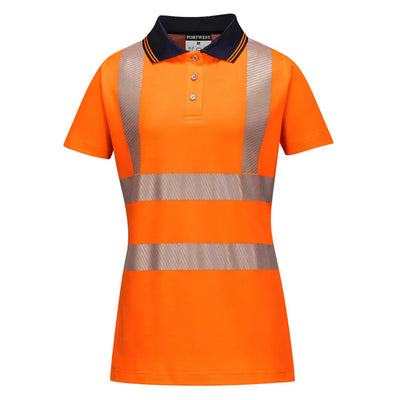 Portwest LW72 Hi-Vis Women's Cotton Comfort Pro Polo Shirt Portwest 