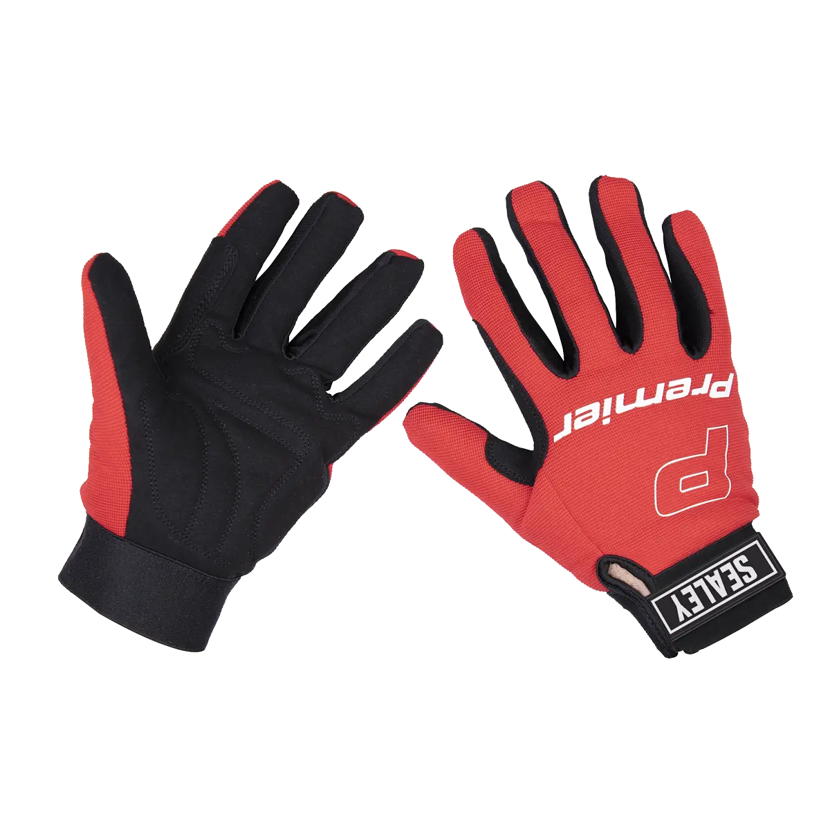 Sealey Premier Mechanic's Gloves Padded Palm Sealey 