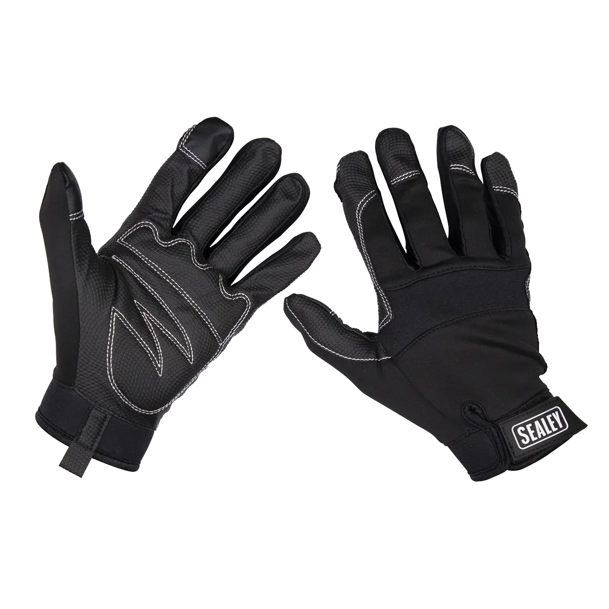 Sealey Premier Mechanic's Gloves Padded Palm Sealey 