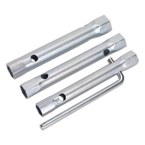 Sealey Long Reach Double End Spark Plug Box Spanner Set 3pc