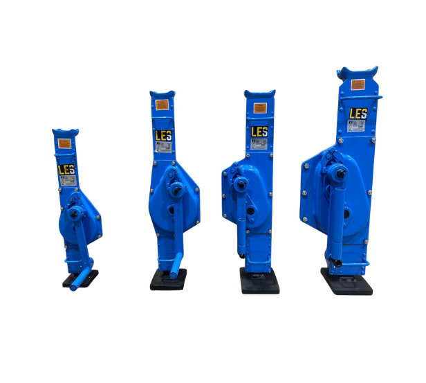 mechanical steel ratchet toe jack