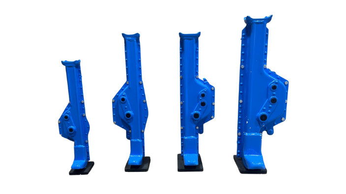 mechanical steel ratchet toe jack full range