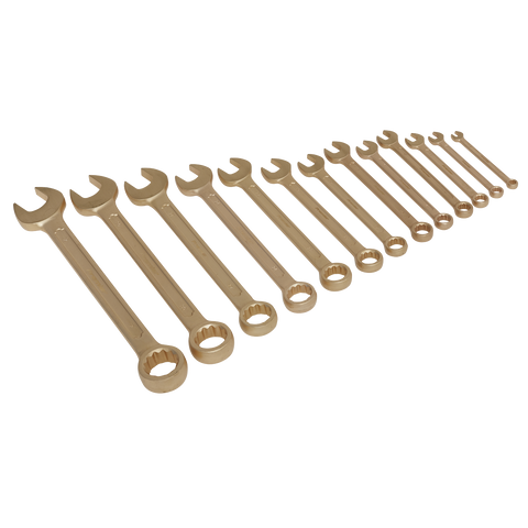 Sealey Premier Non-Sparking Combination Spanner Set 13pc