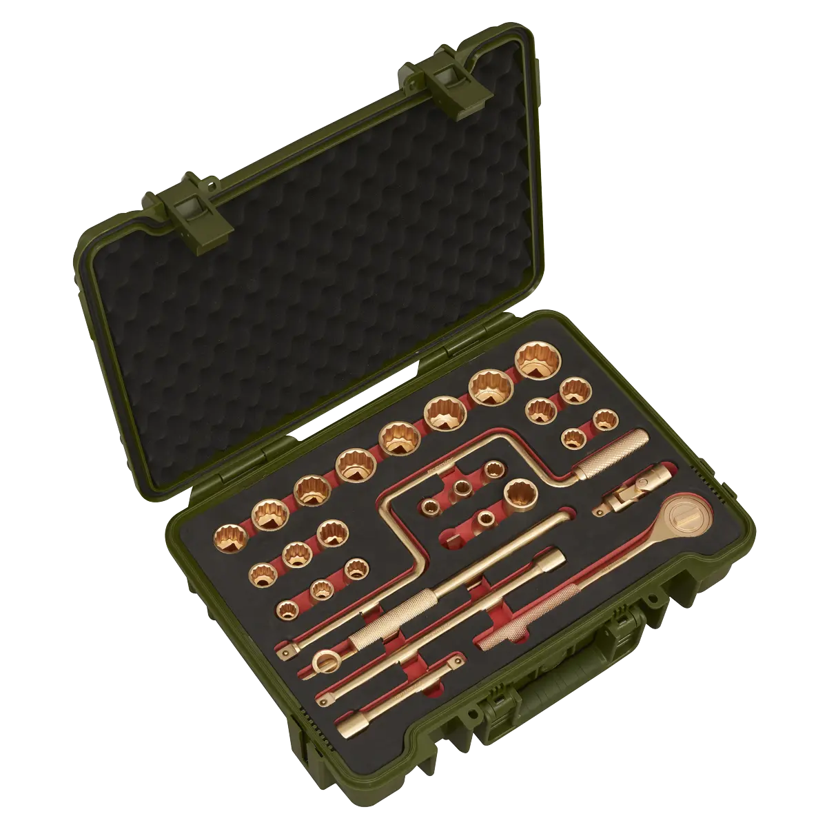 Sealey Premier Non-Sparking Socket Set 1/2"Sq Drive Sealey 