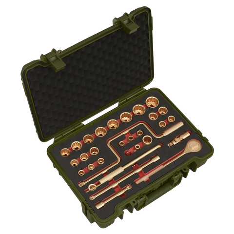 Sealey Premier Non-Sparking Socket Set 1/2"Sq Drive