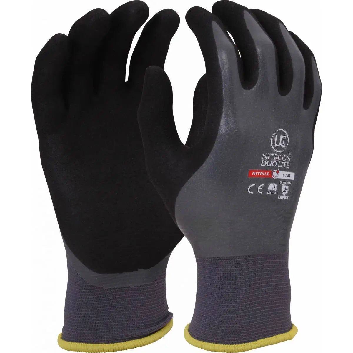 Nitrilon-Duo-Lite - Ultra Lightweight Dual Nitrile Coated Safety Gloves Oakeys Safety 