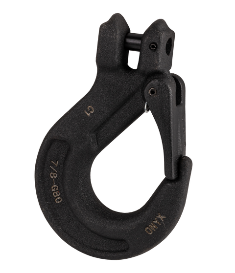George Taylor Onyx Grade 80 Clevis Sling Hook with Safety Catch