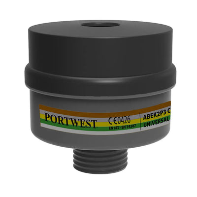 Portwest P976 ABEK2P3 Combination Filter Universal Thread (Pk4) Portwest 