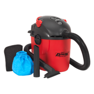 Sealey Vacuum Cleaner Wet & Dry 10L 1000W/230V