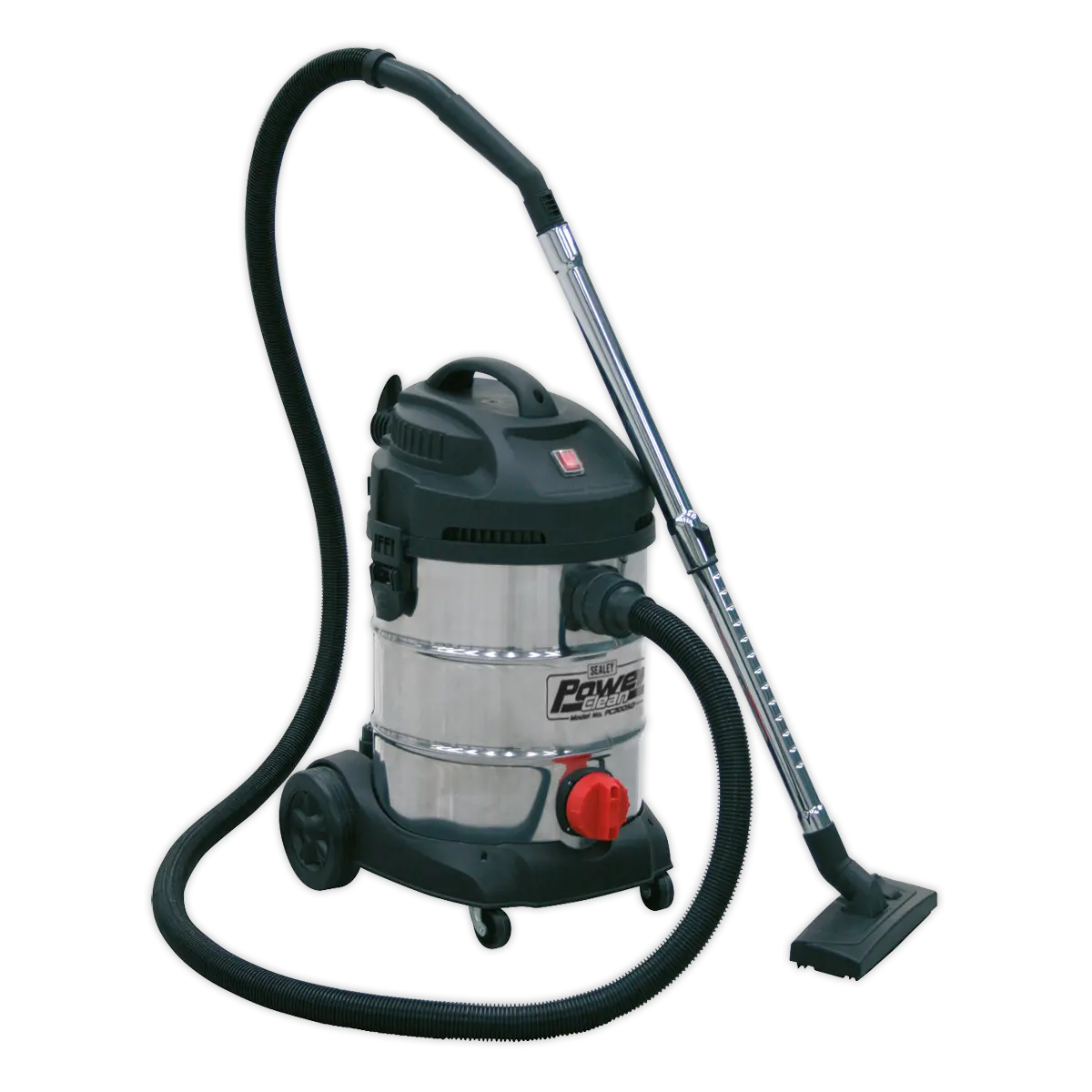 Sealey 30L Vacuum Cleaner Stainless Steel Drum 1400W/230V Sealey 