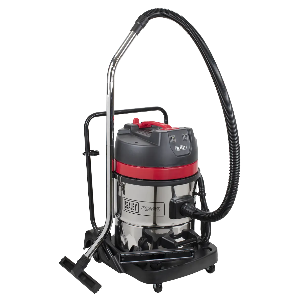 Sealey 60L Vacuum Cleaner Wet & Dry Stainless Steel Drum 2400W/230V Sealey 