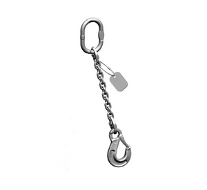 Pewag Grade 6 1 Leg 10mm Stainless Steel Chain Sling 2.50 Tonne