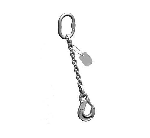 Pewag Grade 6 1 Leg 8mm Stainless Steel Chain Sling 1.60 Tonne