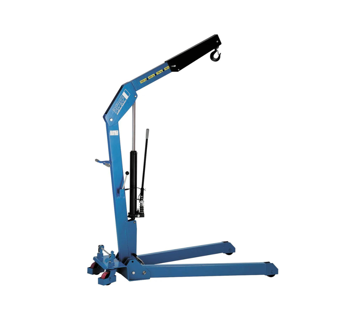 PFAFF 1,000kg Parallel HWK KLS Heavy Duty Folding Engine Crane Pfaff Silberblau 