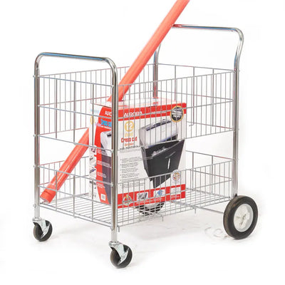 Premium Chrome Plated Wire Tray Trolley GPC Industries Ltd 
