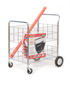 Premium Chrome Plated Wire Tray Trolley
