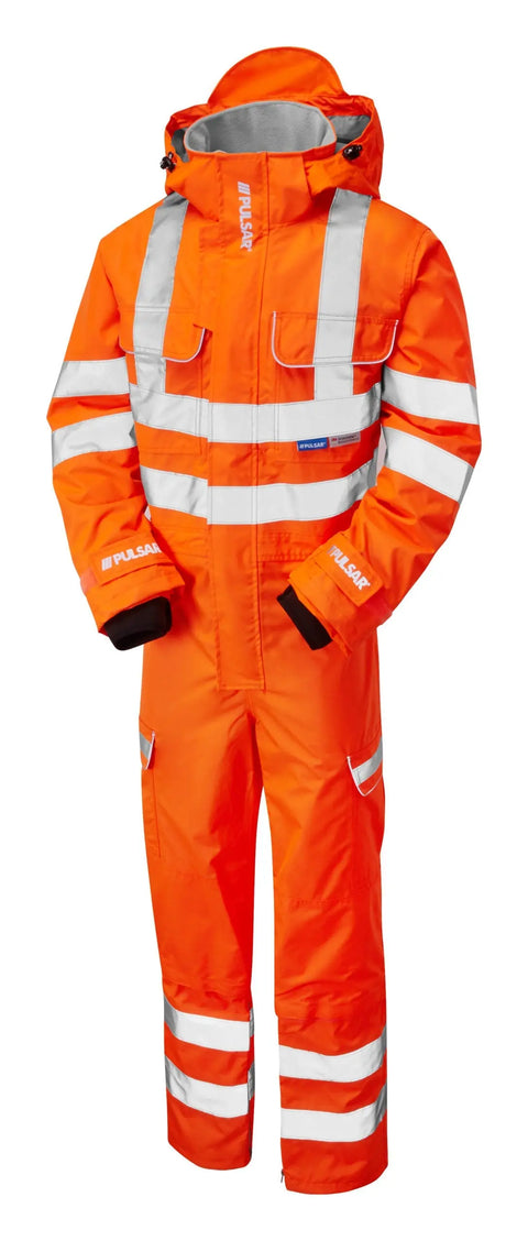 PULSAR PR505 PROTECT HV Orange Waterproof Coverall