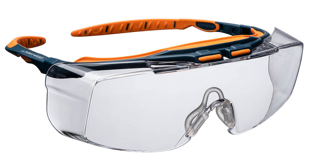 Portwest PS24 Peak OTG Safety Glasses Portwest 