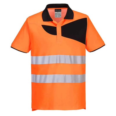 Portwest PW212 PW2 Hi Vis Polo Shirt S/S Portwest 