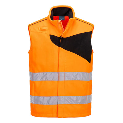 Portwest PW231 PW2 Hi-Vis Fleece Bodywarmer Portwest 