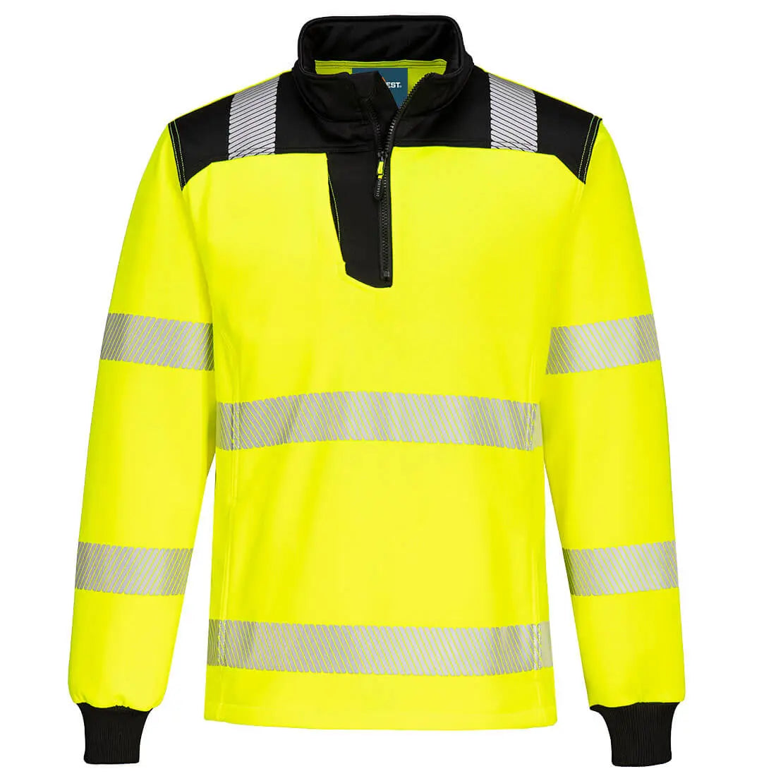 Portwest PW326 PW3 Hi-Vis 1/4 Zip Sweatshirt Portwest 