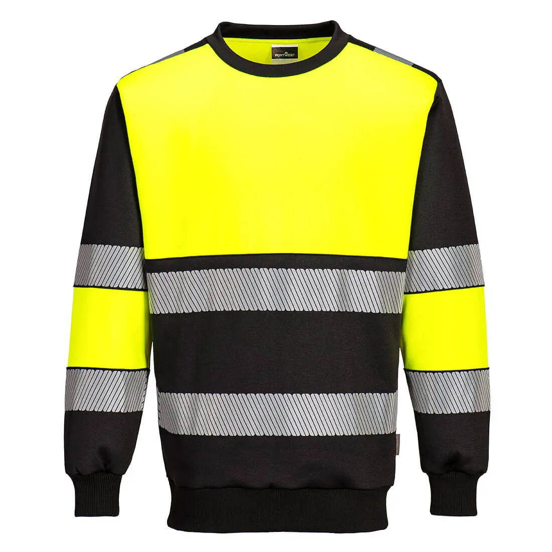 Portwest PW376 PW3 Hi-Vis Class 1 Sweatshirt Portwest 