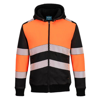Portwest PW377 PW3 Zipped Class 1 Winter Hoodie Portwest 