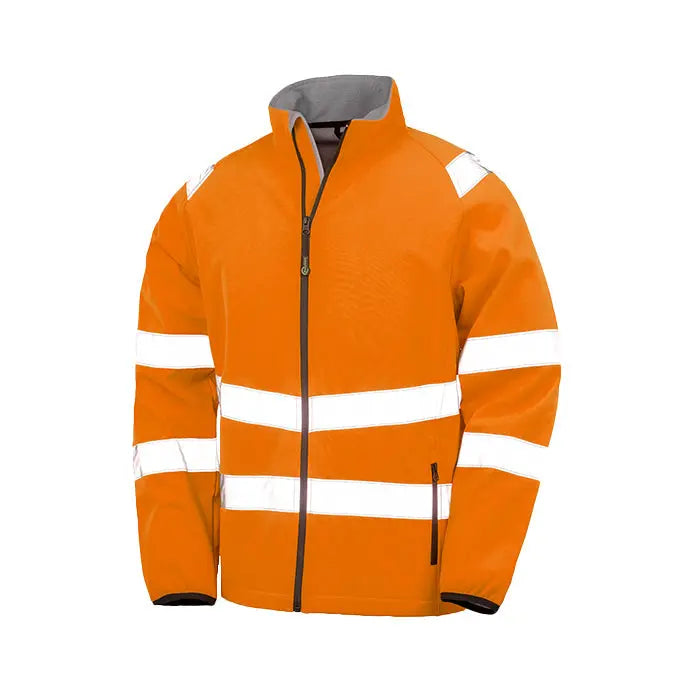 R505X Genuine Recycled Safe-Guard 2-Layer Printable Safety Softshell Oakeys Safety 