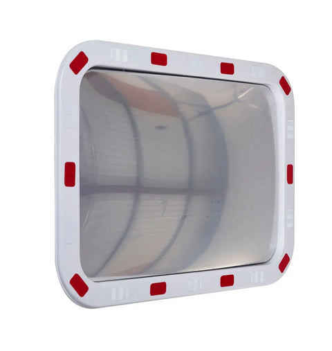 Rectangular Traffic Mirrors with Reflective Edges