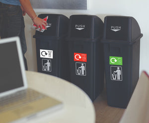 Recycling Bins 60L - Set of 3