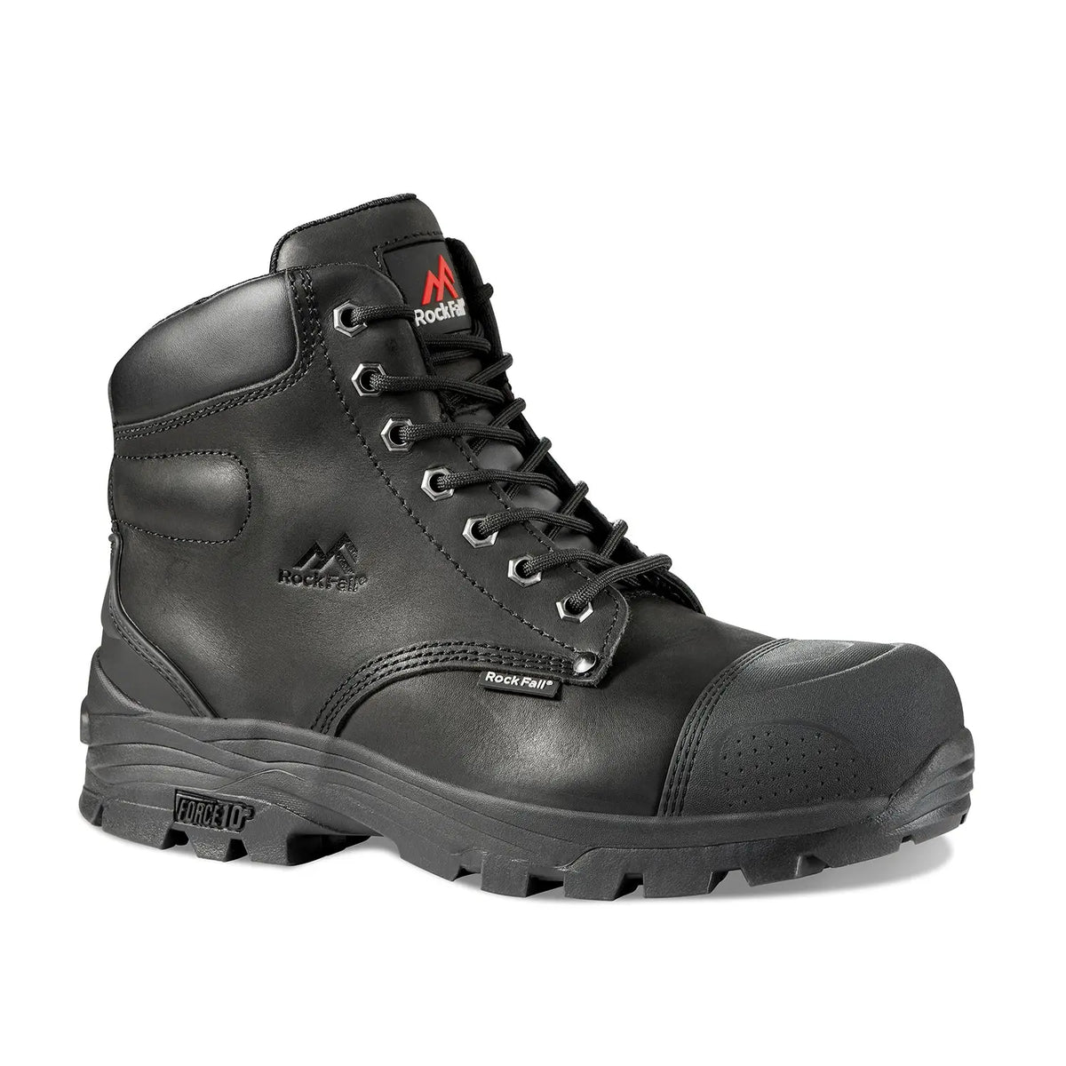 Rock Fall RF10 Ebonite Robust Safety Boot Rock Fall 