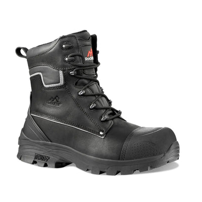 Rock Fall RF15 Shale High Leg Safety Boot with Side Zip Rock Fall 