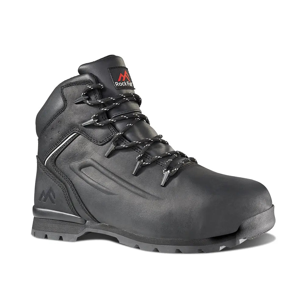 Rock Fall RF350 Carson Black Waterproof Safety Boot Rock Fall 
