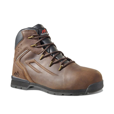Rock Fall RF360 Pacer Brown Waterproof Safety Boot Rock Fall 