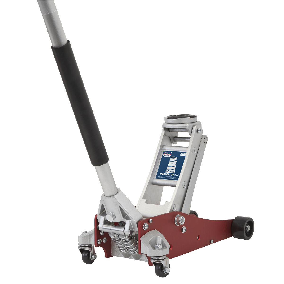 Sealey Premier Low Profile Aluminium Trolley Jack with Rocket Lift