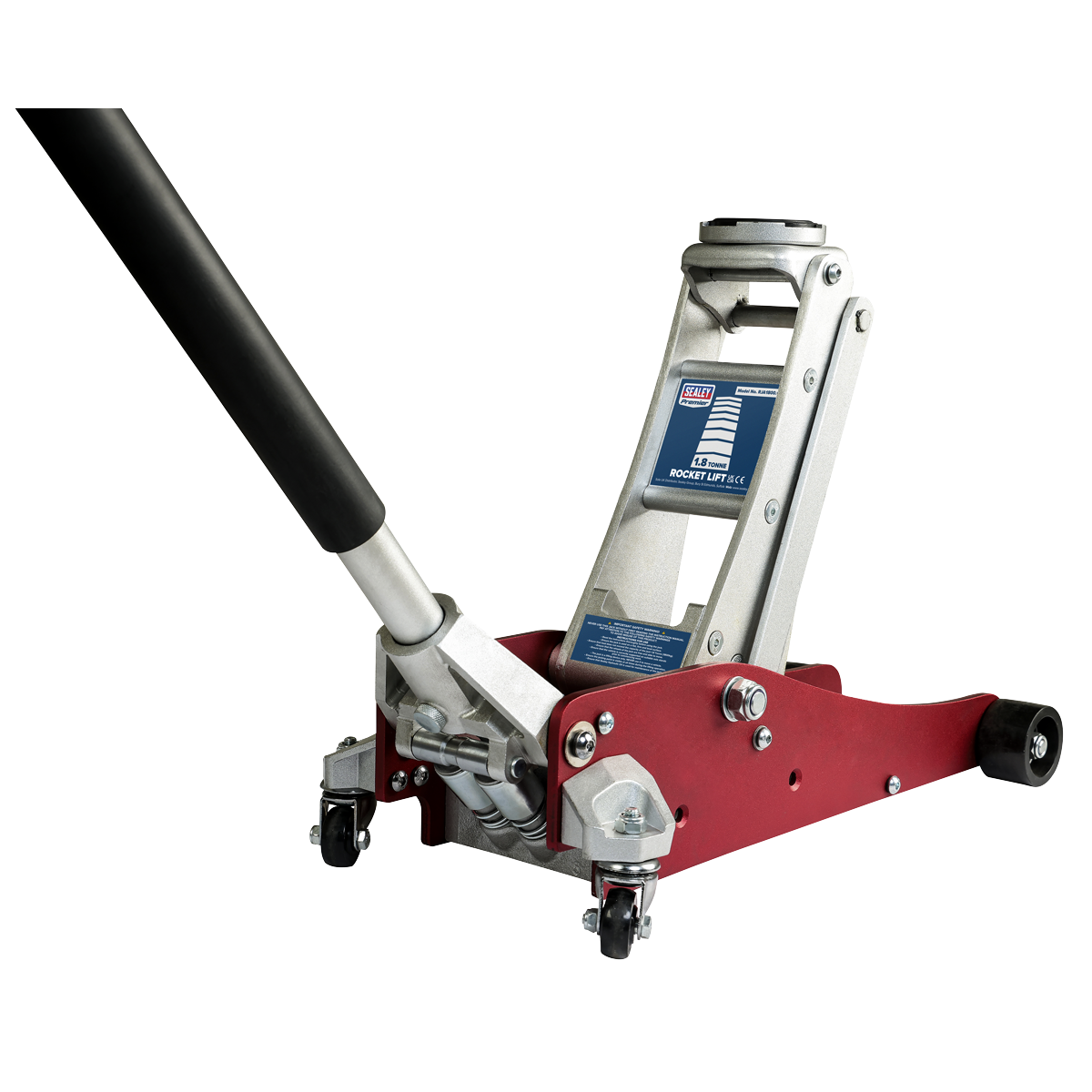 Sealey Premier Low Profile Aluminium Trolley Jack with Rocket Lift