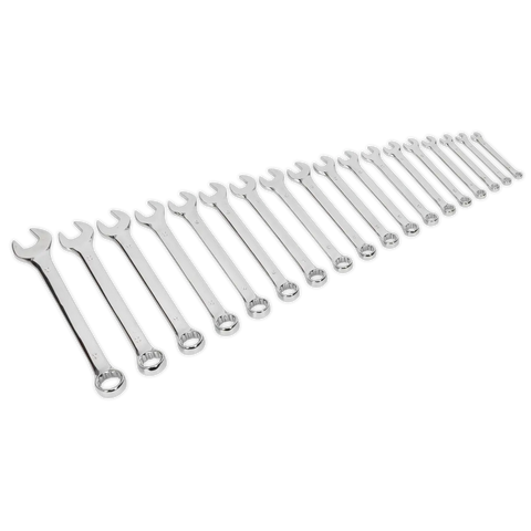 Sealey Siegen Combination Spanner Set 18pc