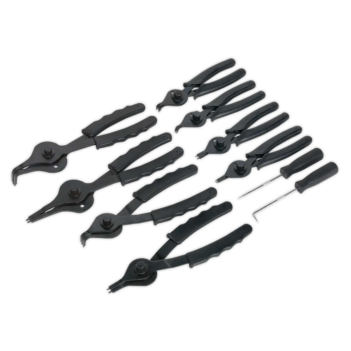 Sealey Siegen Internal/External Circlip Pliers Set 10pc Sealey 