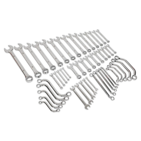 Sealey Siegen Multipurpose Spanner Set 50pc
